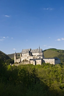 Luxembourg, Vianden. Vianden Chateau (b. 15th c.) Luxembourg, Vianden. Vianden Chateau (b. 15th c.)
