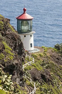Images Dated 25th April 2013: Makapu u Point Lighthouse, Oahu, Hawaii