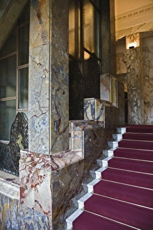 Marble stairway, Archeological Museum of Zagreb, Croatia Marble stairway, Archeological Museum of Zagreb, Croatia