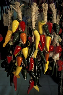 MEXICO, Acapulco Souveniers-Decorative Chilli Peppers Used in Sharon Till's MEXICO, Acapulco Souveniers-Decorative Chilli Peppers Used in Sharon Till's
