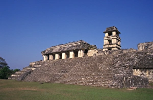 Mexico, Chiapas province, Palenque. The Palace Mexico, Chiapas province, Palenque. The Palace