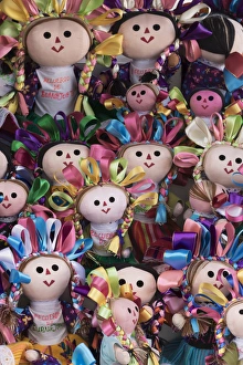 Mexico, Guanajuato. Close-up of dolls for sale Mexico, Guanajuato. Close-up of dolls for sale