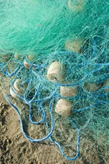 Mexico, Guerrero, Barra de Potosi. Fishing Net