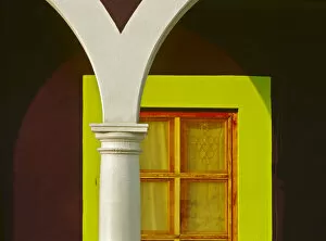 Images Dated 13th September 2018: Mexico, Veracruz, Tlacotalpan. Window and arch of home