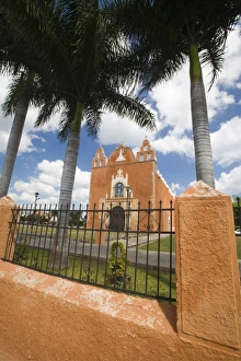 Mexico, Yucatan Peninsula, Ticul. Ticuls San Anonio de Padua Cathedral Mexico, Yucatan Peninsula, Ticul. Ticuls San Anonio de Padua Cathedral