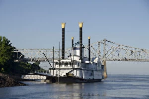 Images Dated 18th April 2012: Mississippi, Natchez. Port area of Natchez along the Mississippi River