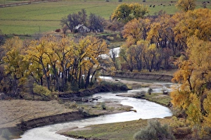 Montana. Overlooking the Yellowstone River, Little Bighorn Battlefield National Monument Montana. Overlooking the Yellowstone River, Little Bighorn Battlefield National Monument