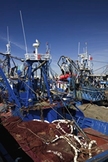 MOROCCO, Atlantic Coast, ESSAOUIRA: Fishing Fleet MOROCCO, Atlantic Coast, ESSAOUIRA: Fishing Fleet