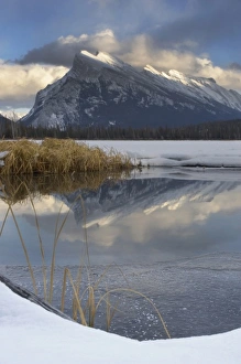 Mount Rundle and Vermillion Lake, Banff National Park, Alberta, Rocky Mountains Mount Rundle and Vermillion Lake, Banff National Park, Alberta, Rocky Mountains