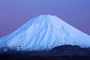 Mt Ngauruhoe at dawn, Tongariro National Park, Central Plateau, North Island, New Zealand Mt Ngauruhoe at dawn, Tongariro National Park, Central Plateau, North Island, New Zealand