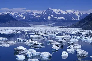NA, USA, Alaska, Prince William Sound, Chugach Mountains Massive icebergs NA, USA, Alaska, Prince William Sound, Chugach Mountains Massive icebergs