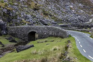 Narrow roadway over stone bridge at the Gap of Dunloe near Killarney, Ireland Narrow roadway over stone bridge at the Gap of Dunloe near Killarney, Ireland
