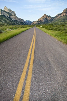 National Forest Road into the Chiricahua Mountains National Forest Road into the Chiricahua Mountains