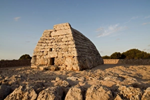 Naveta dels Tudons. Megalithic culture. Bronze Age. Near Ciutadella. Menorca island Naveta dels Tudons. Megalithic culture. Bronze Age. Near Ciutadella. Menorca island