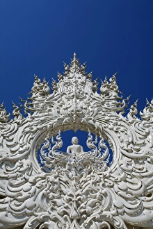 The new all white temple of Wat Rong Khun in Tambon Pa-Or Donchai designed by Chalemchai Kositpipat The new all white temple of Wat Rong Khun in Tambon Pa-Or Donchai designed by Chalemchai Kositpipat