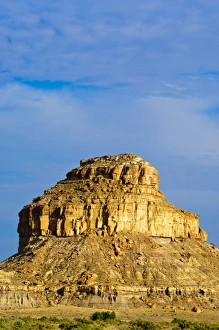 New Mexico. A sandstone butte in Chaco Culture National Historical Park scenery New Mexico New Mexico. A sandstone butte in Chaco Culture National Historical Park scenery New Mexico