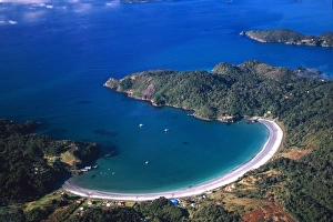 New Zealand, Horseshoe Bay, Stewart Island, Rakiura, aerial New Zealand, Horseshoe Bay, Stewart Island, Rakiura, aerial