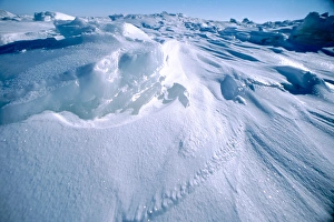 North America, Arctic, Canada, Manitoba, Churchill. Arctic frozen landscape North America, Arctic, Canada, Manitoba, Churchill. Arctic frozen landscape