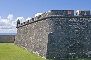 North America; Caribbean; Puerto Rico; San Juan. Castillo San Felipe del Morro repelled North America; Caribbean; Puerto Rico; San Juan. Castillo San Felipe del Morro repelled