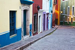 Images Dated 27th October 2012: North America; Mexico; Guanajuato; Colorful Back Alley of Guanajuato Mexico