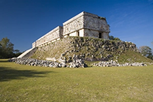 North America, Mexico, Yucatan, Uxmal. Uxmal, a large pre-Columbian ruined city North America, Mexico, Yucatan, Uxmal. Uxmal, a large pre-Columbian ruined city