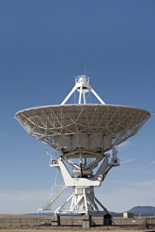 North America, USA, New Mexico, Socorro. One antenna of the Very Large Array or National North America, USA, New Mexico, Socorro. One antenna of the Very Large Array or National