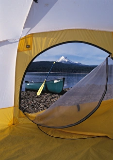 North America, USA, southern Oregon, Mt. McLoughlin, Lake of the Woods North America, USA, southern Oregon, Mt. McLoughlin, Lake of the Woods