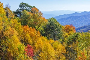 North Carolina, Great Smoky Mountains National Park, view from Newfound Gap Road North Carolina, Great Smoky Mountains National Park, view from Newfound Gap Road