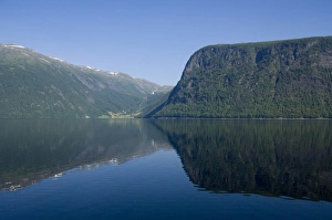 Norway, View from scenic by-way Road 15 between Hornindal & Stryn. Hornindalsvatn lake Norway, View from scenic by-way Road 15 between Hornindal & Stryn. Hornindalsvatn lake