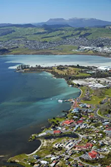 Ohinemutu Maori Village, Lake Rotorua and waterfront, Rotorua, North Island, New Zealand Ohinemutu Maori Village, Lake Rotorua and waterfront, Rotorua, North Island, New Zealand