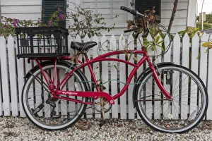 Old Schwinn bicycle in Key West, Florida, USA Old Schwinn bicycle in Key West, Florida, USA