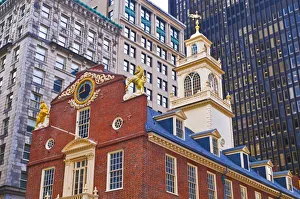 The Old State House on the Freedom Trail, Boston, Massachusetts USA The Old State House on the Freedom Trail, Boston, Massachusetts USA