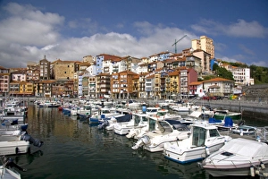 Old town and fishing port of Bermeo in the province of Biscay, Basque Country, Northern Old town and fishing port of Bermeo in the province of Biscay, Basque Country, Northern
