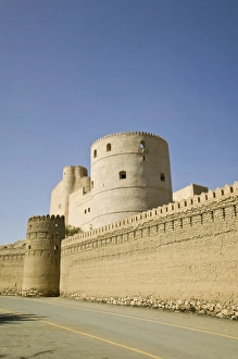 Oman, The Batinah Plain, Rustaq. Rustaq, once Omans Capital in the 17th century Oman, The Batinah Plain, Rustaq. Rustaq, once Omans Capital in the 17th century