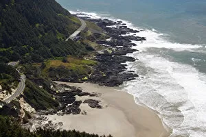 Images Dated 12th May 2012: OR, Cape Perpetua Scenic Area, view from overlook