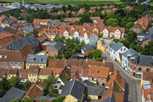 Overlook over Ribe, Denmarks oldest surviving city, Jutland, Denmark Overlook over Ribe, Denmarks oldest surviving city, Jutland, Denmark