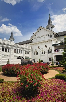 Paddock area, Churchill Downs, Louisville, Kentucky Paddock area, Churchill Downs, Louisville, Kentucky