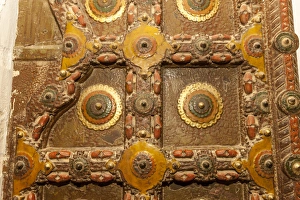 Palace of Flowers. Door detail. Moti Mahal. Phool Mahal. Mehrangarh Fort. 10th century Palace of Flowers. Door detail. Moti Mahal. Phool Mahal. Mehrangarh Fort. 10th century