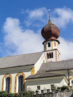 Parish church Sankt Georg (Saint George) in Tiers, Tierser valley Parish church Sankt Georg (Saint George) in Tiers, Tierser valley