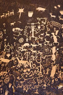 Rock Art Gallery: Petroglyphs at Newspaper Rock State Park, Utah