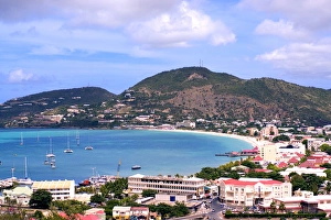 Philipsburg, capital of St. Maarten caribbean Philipsburg, capital of St. Maarten caribbean