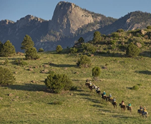 Philmont Cavalcades ride horses through the rugged mountain wilderness like the famous Philmont Cavalcades ride horses through the rugged mountain wilderness like the famous