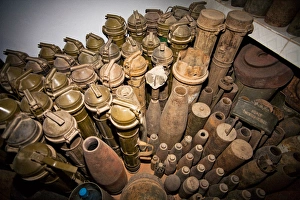 Phonsavan in Laos. Bombs and shells are seen everywhere in this town as in this collection Phonsavan in Laos. Bombs and shells are seen everywhere in this town as in this collection