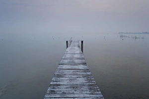 Pier, Lake Garda, Italian Lakes, Lombardy, Italy Pier, Lake Garda, Italian Lakes, Lombardy, Italy