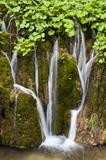 The Plitvice Lakes in the National Park Plitvicka Jezera in Croatia. The upper lakes The Plitvice Lakes in the National Park Plitvicka Jezera in Croatia. The upper lakes