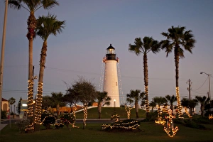 Port Isabel Lighthouse and Christmas Lights at Port Isabel, Texas Port Isabel Lighthouse and Christmas Lights at Port Isabel, Texas