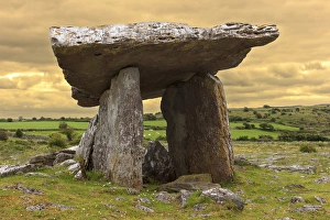 Poulnabrone Dolmen. Burren. County Down. Ireland Poulnabrone Dolmen. Burren. County Down. Ireland