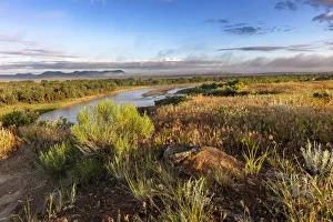 The Powder River in Custer County, Montana, USA The Powder River in Custer County, Montana, USA