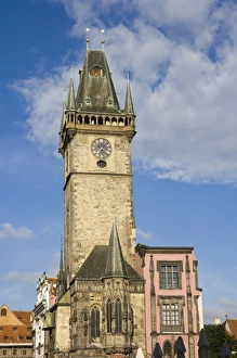 Prague Astronomical Clock or Prague Orloj. The oldest part of the Orloj, the medieval Prague Astronomical Clock or Prague Orloj. The oldest part of the Orloj, the medieval