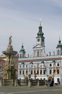 Premysl Otakar II square, Czech Republic, Ceske Budejovice Premysl Otakar II square, Czech Republic, Ceske Budejovice